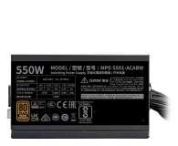 COOLER MASTER MWE Bronze V3 550W 80 PLUS Bronze ATX 3.1 MPE-5501-ACABW-3BEU - 1346470 - zdjęcie 4